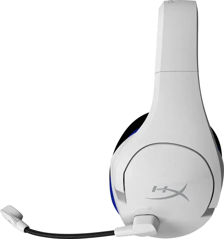 HyperX Cloud Stinger Core Wireless Gaming Headset HHSS1C-KB-WT/G, 2.4GHz Wireless, Noise-Cancelling Swivel-to-Mute Mic, 17h Battery, PS5, PS4, PC, White