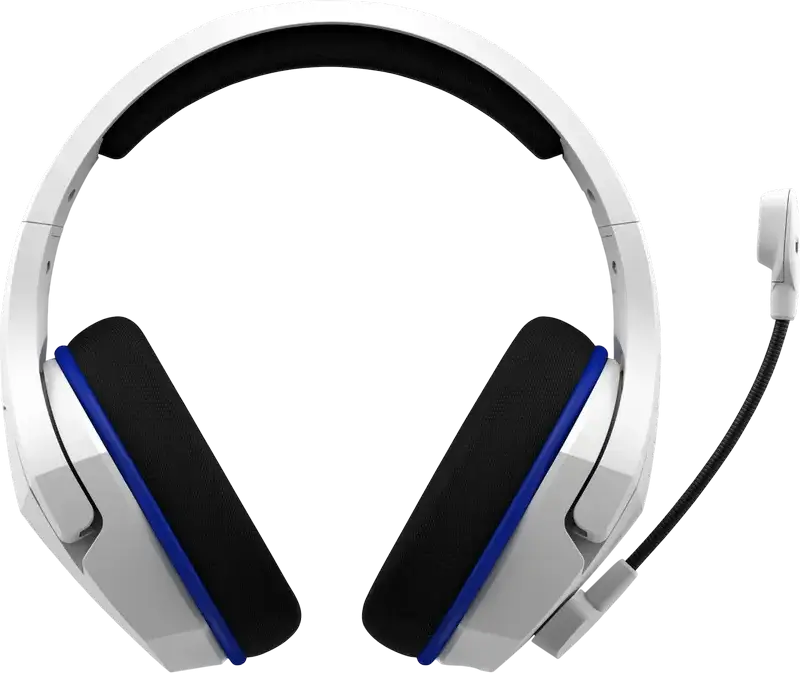 HyperX Cloud Stinger Core Wireless Gaming Headset HHSS1C-KB-WT/G, 2.4GHz Wireless, Noise-Cancelling Swivel-to-Mute Mic, 17h Battery, PS5, PS4, PC, White
