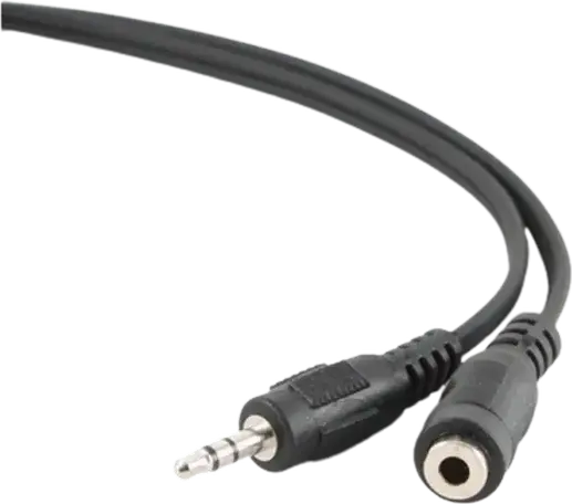 Cablu audio Cablexpert CCA-423-3M, 3.5mm 3-pin (F) - 3.5mm 3-pin (M), 3m, Negru