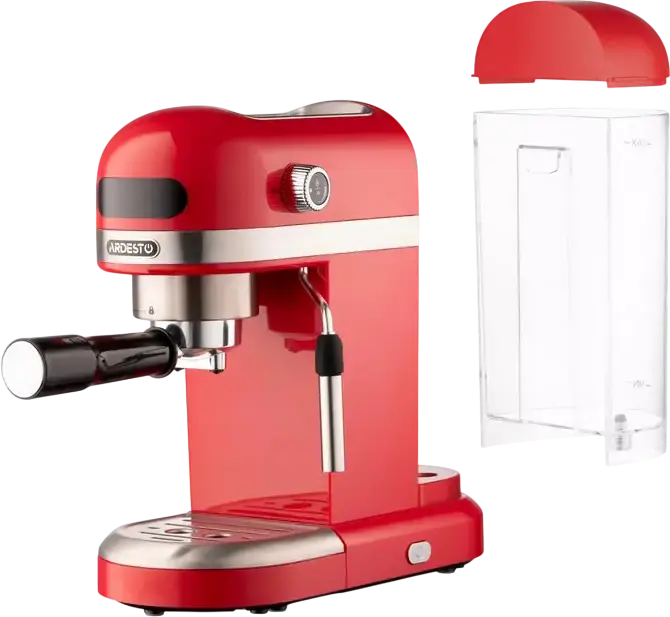 Cafetiera manuala Ardesto YCM-E1501, 1350W, Roșu