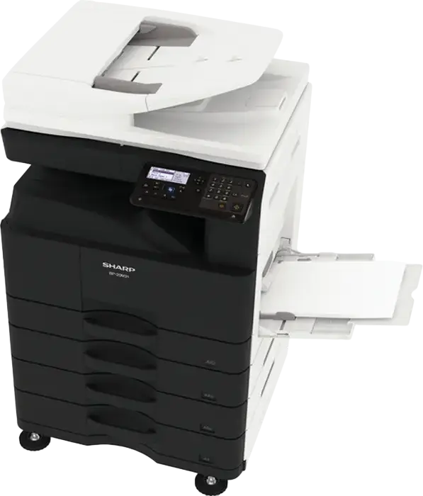Imprimanta Multifunctionala Laser A3 Mono Sharp BP-20M24, Printare Copiere Scanare, 24 ppm, Duplex, Scanner RSPF 100 foi, 1GB RAM, Ethernet USB