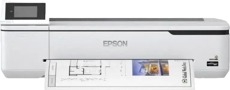 Imprimanta Inkjet Format Mare Epson SureColor SC-T3100N, Cap de Printare PrecisionCore, Cerneala Pigmentata UltraChrome XD2, Formate A1/A2/A3, Wi-Fi, Ethernet, Albă