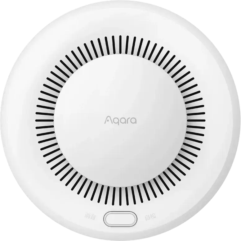 Detector de fum Aqara SD-S01E / SD-S01D Zigbee Wireless, Alarmă Incendiu cu Sirenă 85dB, Compatibil Apple HomeKit, Yandex Alice, IFTTT, Alb