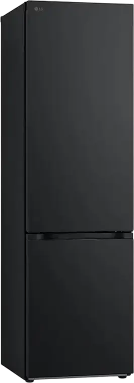 LG GBV3200DEP Freestanding Combi Fridge Freezer, No Frost, 387L, Graphite Black, Smart Inverter Compressor, DoorCooling+, LINEARCooling, 59.5x203x68.2 cm