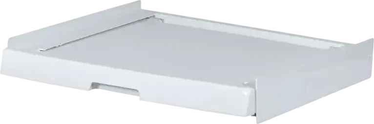 Candy WSK1111U Universal Stacking Kit for Washer and Dryer, White, with Sliding Drawer, 55 x 60.5 x 9 cm, Max Load 90 kg, Space-Saving Vertical Fit