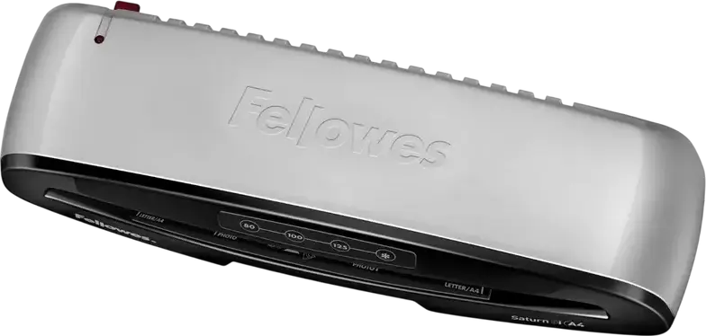 Fellowes Saturn 3i A4 Laminator, InstaHeat Technology, 60s Warm-up, 80-125 Micron Pouch Compatibility, Auto Shut-off & Feed Sensor, Black