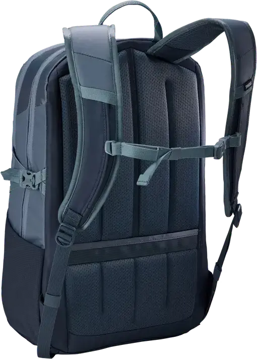 Thule EnRoute Backpack 23L, 400D Nylon, Fits 16 inch Laptop and 10.5 inch Tablet, Water-Resistant YKK Zippers, Trolley Sleeve, Pond Blue