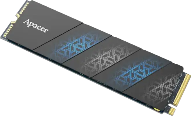 SSD Apacer AS2280P4U PRO 512GB M.2 2280 NVMe PCIe Gen3 x4, 3D NAND TLC, Citire 3500MB/s, Scriere 2300MB/s, Radiator Aluminiu Integrat