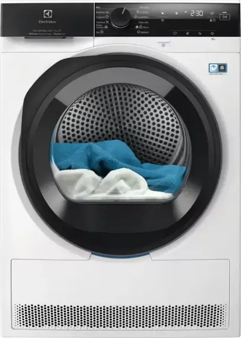 Uscator cu pompa de cald Electrolux EW8D495MC UltraCare 800, Capacitate 9kg, Clasa Energetica A+++, 3DSense, SteamCare, Conectivitate, Liber