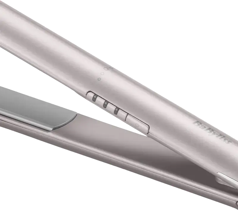 Выпрямитель для волос BaByliss ST516E Mauve Lustre, титано-керамические пластины, температура 180-235°C, быстрый нагрев, автоотключение, с термостойким ковриком