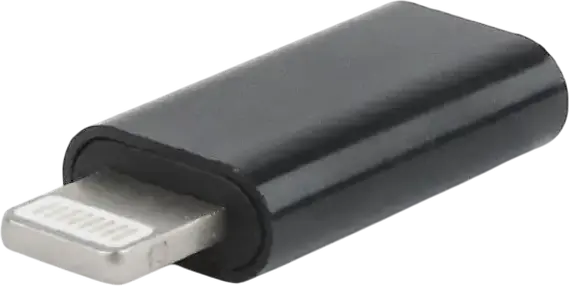 Audio Adaptor Cablexpert A-USB-CF8PM-01, Lightning - USB Type-C, Negru