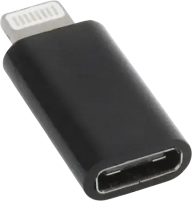 Адаптер Gembird Cablexpert A-USB-CF8PM-01 Lightning (папа) — USB Type-C (мама), аналоговый интерфейс, черный