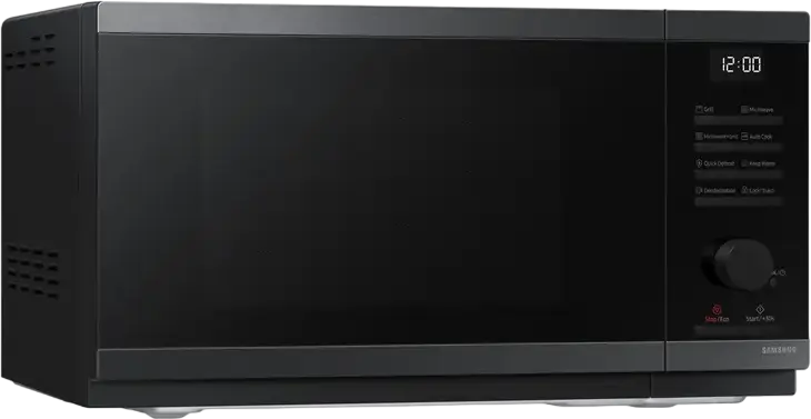 Cuptor cu Microunde si Grill Samsung MG23DG4524AGE2, Liber Format, Capacitate 23L, Putere 800W/1150W, Interior din Ceramică Smaltuită, Negru