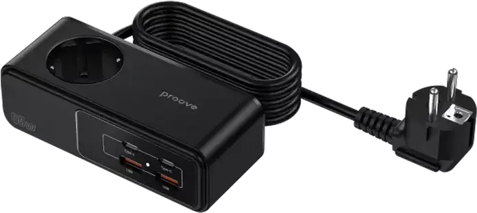 Prelungitor Proove Strip Homester PD-03 65W (2Type-C + 2USB),Black