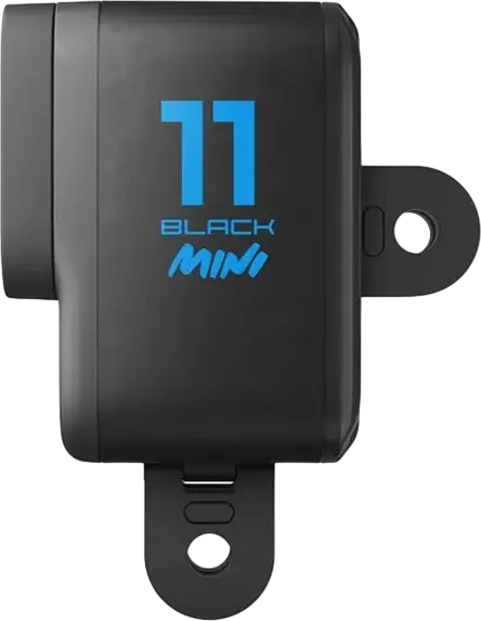 GoPro HERO11 Black Mini Action Camera, 24.7MP, 5.3K Video 60fps, 1/1.9" CMOS Sensor, Waterproof, Dustproof, Image Stabilization, Black