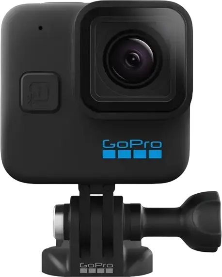 GoPro HERO11 Black Mini Action Camera, 24.7MP, 5.3K Video 60fps, 1/1.9" CMOS Sensor, Waterproof, Dustproof, Image Stabilization, Black