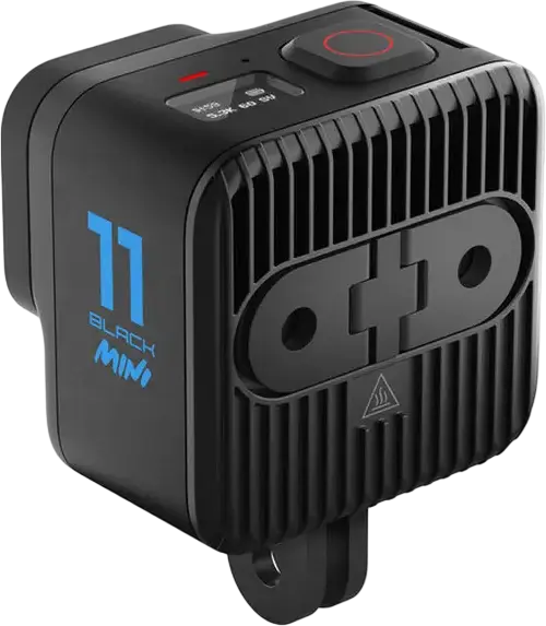 GoPro HERO11 Black Mini Action Camera, 24.7MP, 5.3K Video 60fps, 1/1.9" CMOS Sensor, Waterproof, Dustproof, Image Stabilization, Black