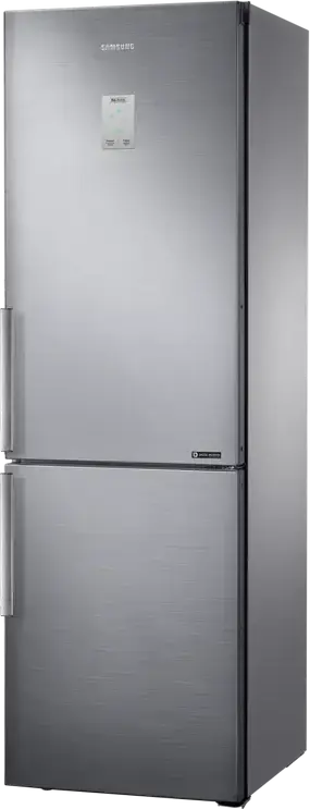 Frigider Combinat Samsung RB33J3515S9/EF, 339L, No Frost, SpaceMax, Digital Inverter, All-Around Cooling, Oțel Inoxidabil, Congelator Jos, 185cm
