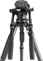 Vanguard ALTA PRO 3VRL 303AV20 Professional Aluminum Video Tripod with VEO PV-20 Pan Head, Leveling Base, 180cm Max Height, 5.9kg Load, Black