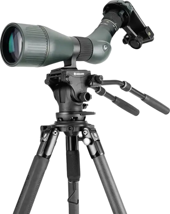 Vanguard ALTA PRO 3VRL 303AV20 Professional Aluminum Video Tripod with VEO PV-20 Pan Head, Leveling Base, 180cm Max Height, 5.9kg Load, Black