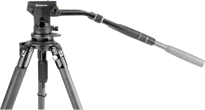Vanguard ALTA PRO 3VRL 303AV20 Professional Aluminum Video Tripod with VEO PV-20 Pan Head, Leveling Base, 180cm Max Height, 5.9kg Load, Black
