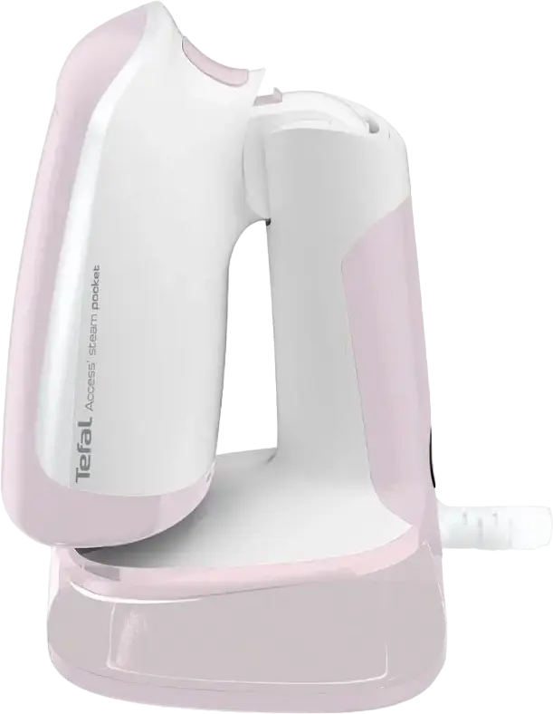Tefal Access'Steam Pocket DT3050E1 Fier de Calcat cu Abur Vertical, 1300W, Flux Abur 20g/min, Rezervor 120ml, Design Pliabil Compact cu Perie Textil