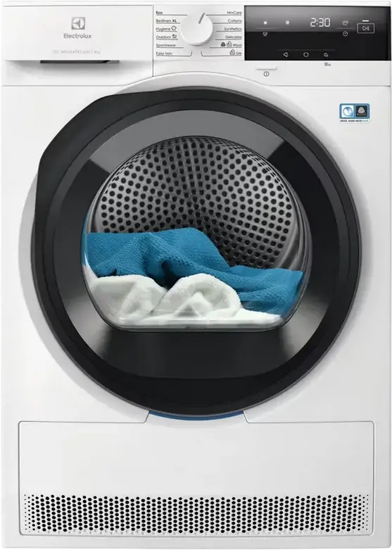 Uscător de rufe Electrolux EW7D385AE, 8kg, Alb