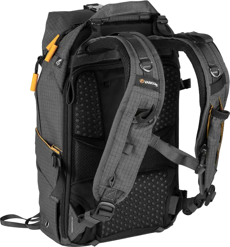 Rucsac Foto Vanguard VEO Active 42M, 17L Nylon 840D Rezistent, Compartiment Laptop 13" și Tabletă 10", Rezistență Apă IP55, Gri, cu Husă de Ploaie