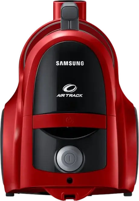 Samsung VCC45W0S3R Bagless Cylinder Vacuum Cleaner, 700W, 190W Suction, Cyclonic Technology, HEPA Filter, 1.3L Dust Capacity, Red