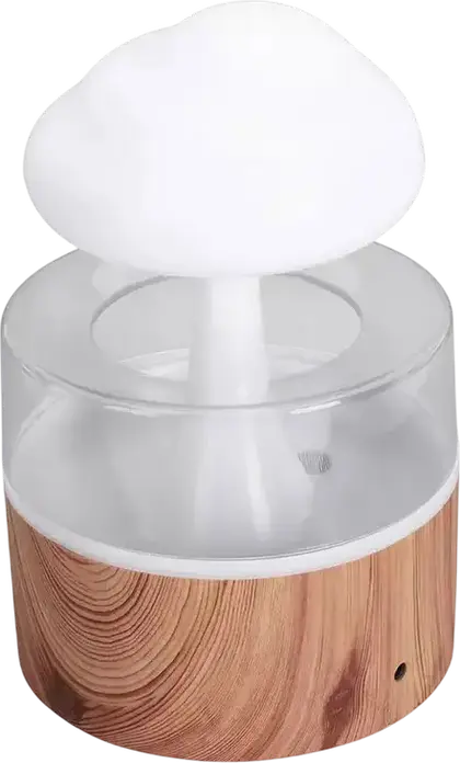 XO HF10 Flaming Mountain Air Humidifier and Aromatherapy Diffuser, 260ml Water Tank, Rain Effect, RGB Lighting, ABS Plastic, Desktop, 8W
