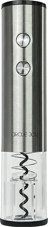 Circle Joy CJ-TZ20 Wine Accessory Set - Stainless Steel Corkscrew, Wine Pourer Aerator and Vacuum Stopper with Integrated Storage Case
