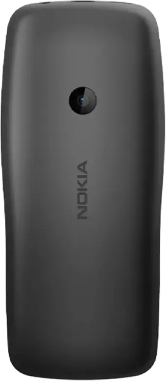 Nokia 110 Feature Phone, 1.77 inch TFT Display, Dual mini-SIM, 2G, QVGA Camera, FM Radio, LED Flashlight, 800 mAh Battery, Black