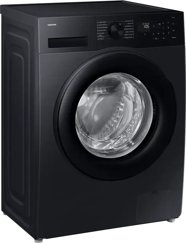 Samsung WW90DG5G34ABLE Front-Load Washing Machine, 9kg, Energy Class A, 1400 rpm, AI Ecobubble, SpaceMax, Hygiene Steam, SmartThings Wi-Fi, Black