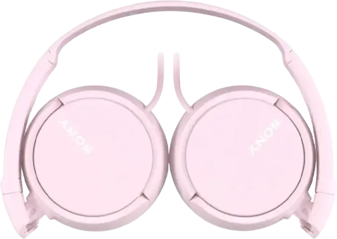 Casca Sony MDR-ZX110AP On-Ear cu Fir și Microfon, Roz, Drivere Neodim din 30mm, Design Pliabil, Telecomandă In-line, Cablu 1.2m cu Mufă Aurită, 12Hz-22kHz