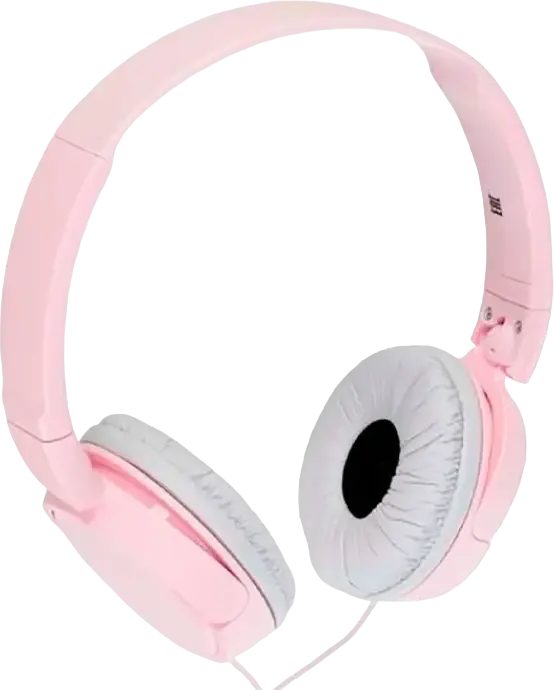 Casca Sony MDR-ZX110AP On-Ear cu Fir și Microfon, Roz, Drivere Neodim din 30mm, Design Pliabil, Telecomandă In-line, Cablu 1.2m cu Mufă Aurită, 12Hz-22kHz