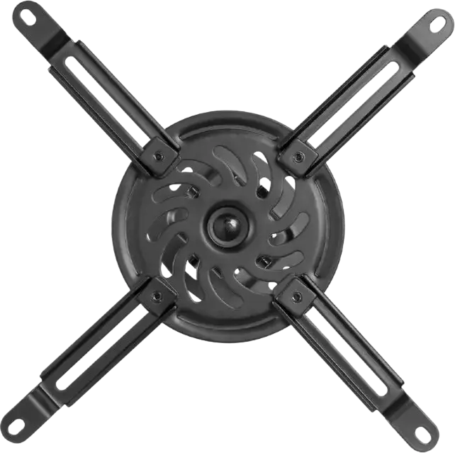 Suport Plafon Ajustabil pentru Proiector Gembird CM-B-01, Otel Vopsit Electrostatic Negru, Suporta 13kg, Rotire 360, Inclinare, Inaltime 380-580mm