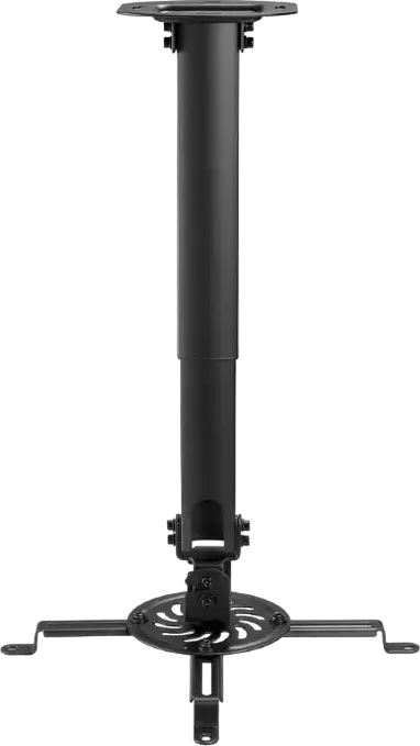 Suport Plafon Ajustabil pentru Proiector Gembird CM-B-01, Otel Vopsit Electrostatic Negru, Suporta 13kg, Rotire 360, Inclinare, Inaltime 380-580mm