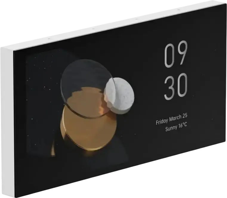 Aqara Panel Hub S1 Plus Smart Home Control Panel, 6.9-inch Touchscreen, Zigbee 3.0 & Matter over Bridge, Dual-band Wi-Fi, Wall-mounted White Hub