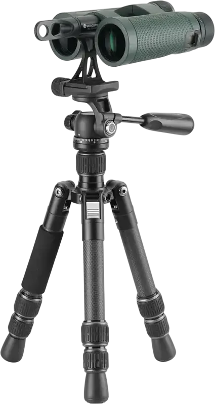 Vanguard VESTA GOT 233CP Carbon Fiber Table-top Video Tripod with Fluid Head, 3kg Load Capacity, 57.7cm Max Height, for DSLR, Mirrorless, Smartphones
