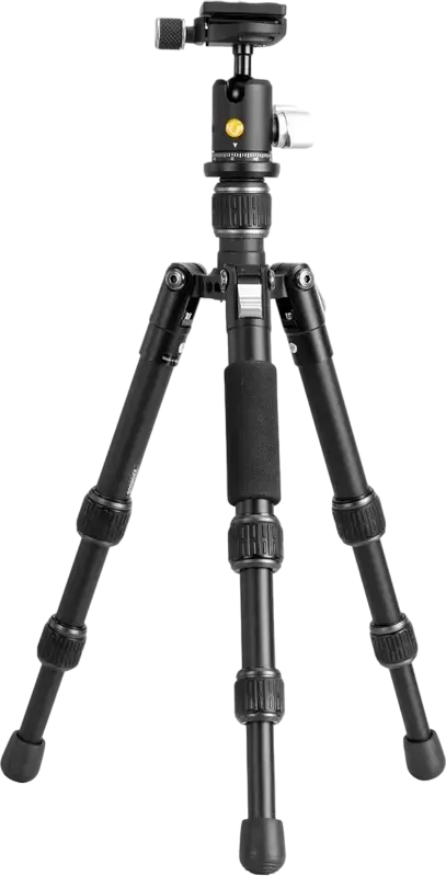 Vanguard VESTA GOT 233CP Carbon Fiber Table-top Video Tripod with Fluid Head, 3kg Load Capacity, 57.7cm Max Height, for DSLR, Mirrorless, Smartphones