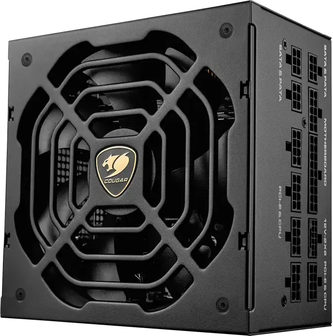 Cougar Power GR 1000W PSU, 80 PLUS Gold, ATX 3.1, PCIe 5.1, Fully Modular Power Supply, 140mm FDB Fan, Japanese Capacitors, CGR GDN-1000