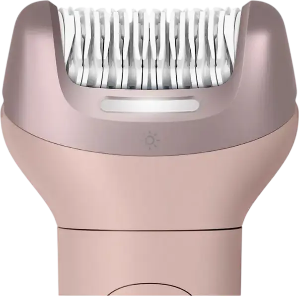 Philips BRE719/00 Series 9000 Cordless Wet & Dry Epilator, 32 Tweezers, 360 LED Light, ProGuide Head, Shaving, Trimming, Exfoliation, Pedicure, Pink
