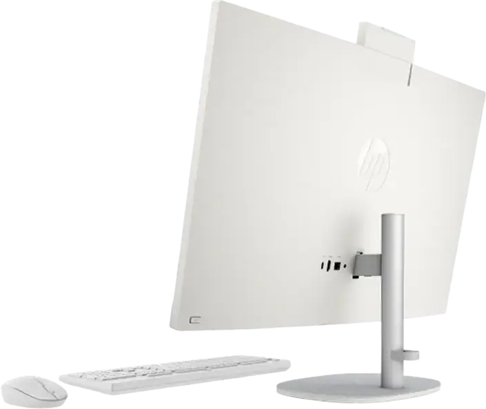 PC All-in-One HP 27-ct2000ci, 27" FHD IPS Anti-glare, AMD Ryzen AI 7 350, 16GB DDR5, 1TB SSD, Windows 11 Home, Alb, Tastatura si Mouse Wireless