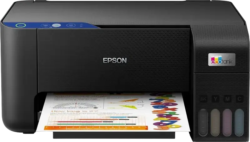Imprimanta Multifunctionata Epson EcoTank L3201 3-in-1, Printare, Scanare, Copiere, 5760x1440 DPI, 33 ppm, USB, Negru, C11CJ69402