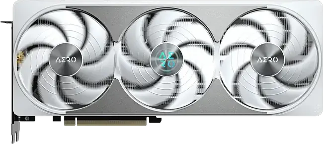 Placa Video Gigabyte GeForce RTX 5080 AERO OC 16GB GDDR7 GV-N5080AERO OC-16GD, 256-bit, PCI-E 5.0, Sistem Răcire cu 3 Ventilatoare, Alb/Argintiu