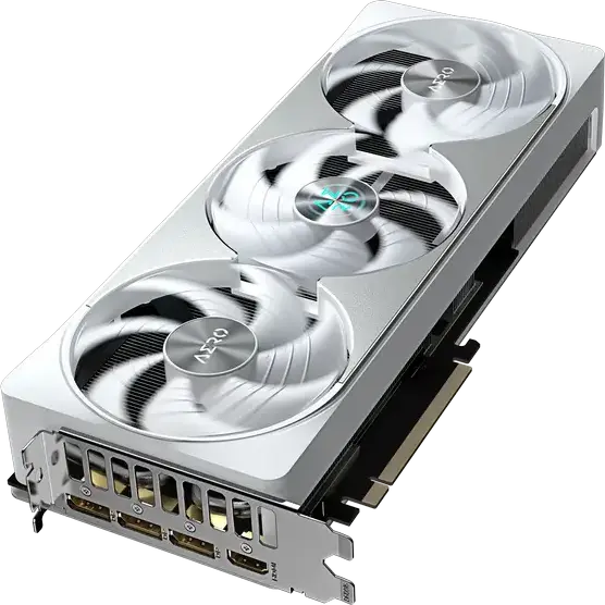 Placa Video Gigabyte GeForce RTX 5080 AERO OC 16GB GDDR7 GV-N5080AERO OC-16GD, 256-bit, PCI-E 5.0, Sistem Răcire cu 3 Ventilatoare, Alb/Argintiu