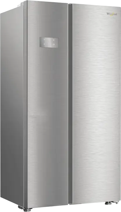 Whirlpool WHG2 6592 X4E Side-by-Side Refrigerator, 593L Total Volume, Total No Frost, LED Display, Silver, 91x179x70.5 cm, Energy Class E