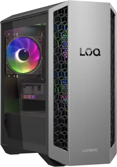 Sistem Desktop PC Lenovo LOQ Tower 26ADR10, Turn, AMD Ryzen 7 8745HX, 32GB/1024GB, AMD Radeon 610M,