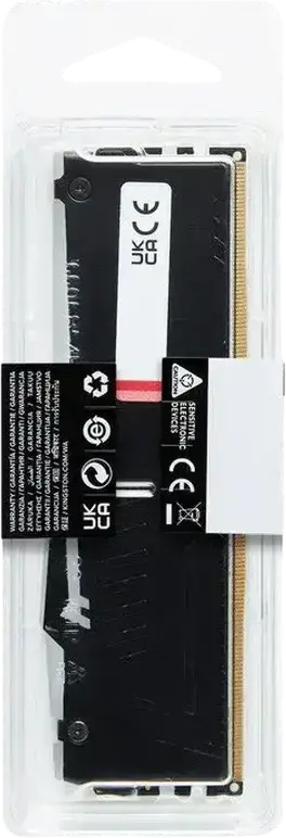 Kingston FURY Beast RGB 32GB DDR5 6000MT/s CL36 RAM KF560C36BBEA-32 Desktop Memory Module, Intel XMP 3.0 & AMD EXPO, Black Heat Spreader