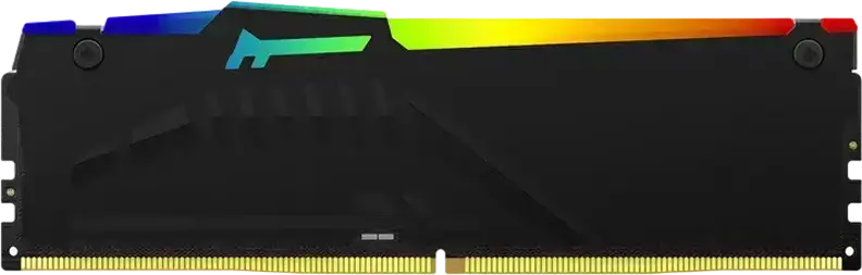 Kingston FURY Beast RGB 32GB DDR5 6000MT/s CL36 RAM KF560C36BBEA-32 Desktop Memory Module, Intel XMP 3.0 & AMD EXPO, Black Heat Spreader